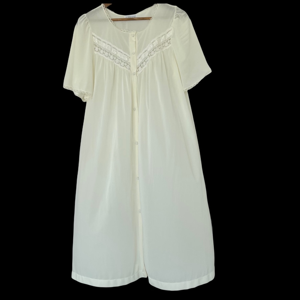NWT Vintage Lorraine Robe Housedress Peignoir Sz L